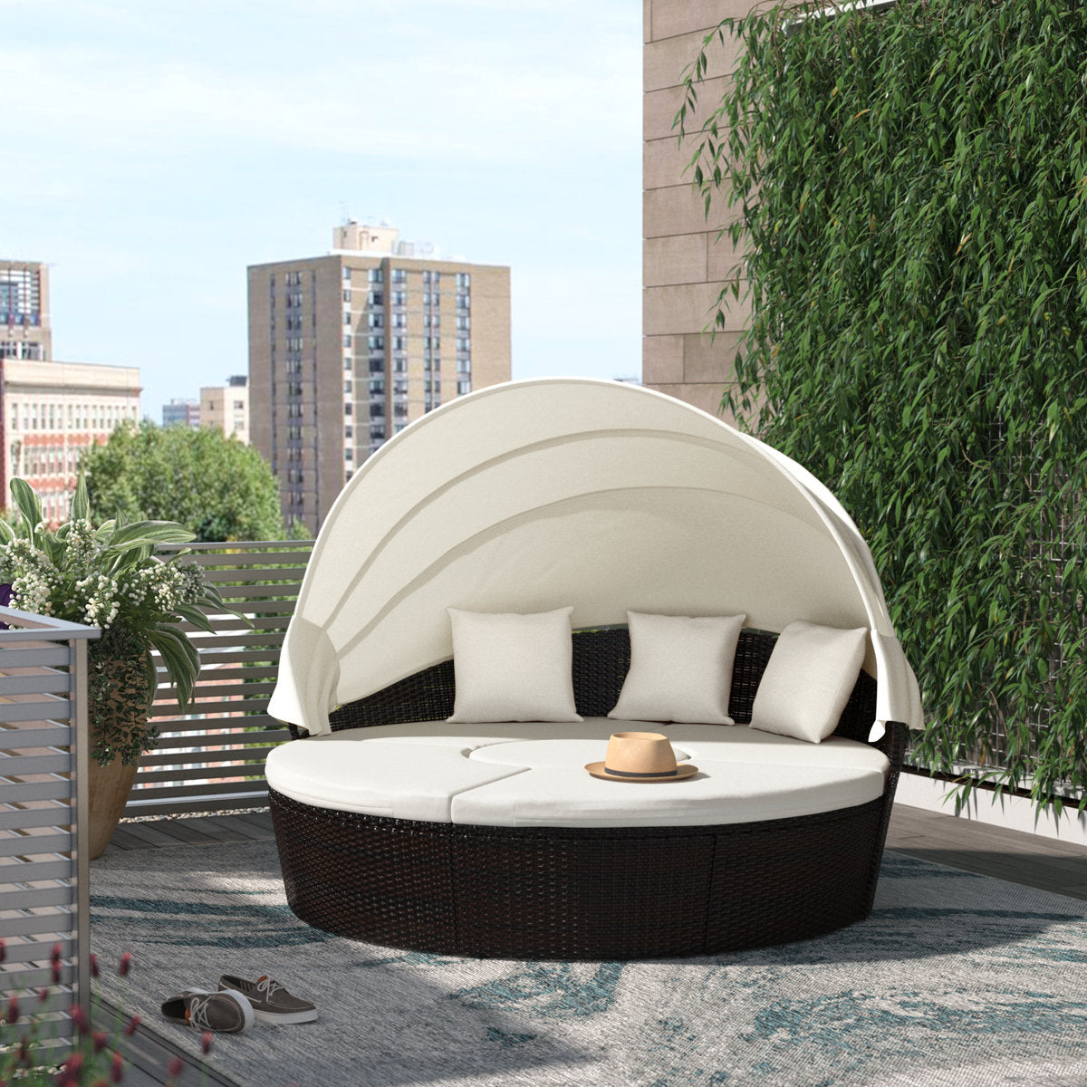 daybed circular para exteriores