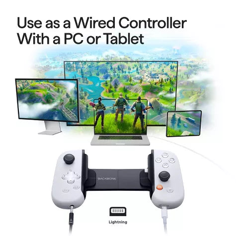 Este accesorio está diseñado para convertir tu iPhone en una consola de juegos portátil de alta gama. Cuenta con licencia oficial de PlayStation y se inspira en el aspecto y la sensación del controlador inalámbrico DualSense de PS5.