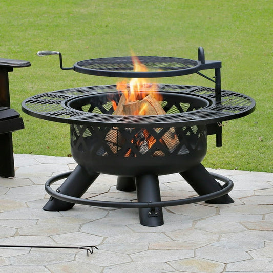 Asador de famila redondo